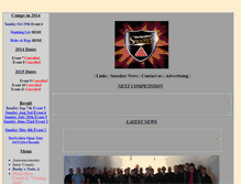 Tablet Screenshot of derbyshiresnooker.com